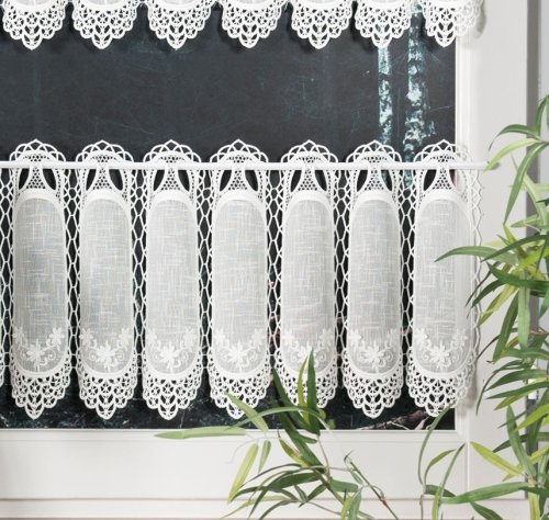 ZAZDROSTKA PANEL HAFT KREM ECRU metraż 30CM(cena za 0,50mb)