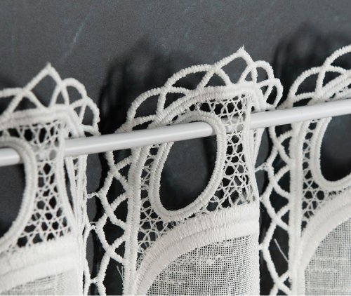 ZAZDROSTKA PANEL HAFT KREM ECRU metraż 30CM(cena za 0,50mb)