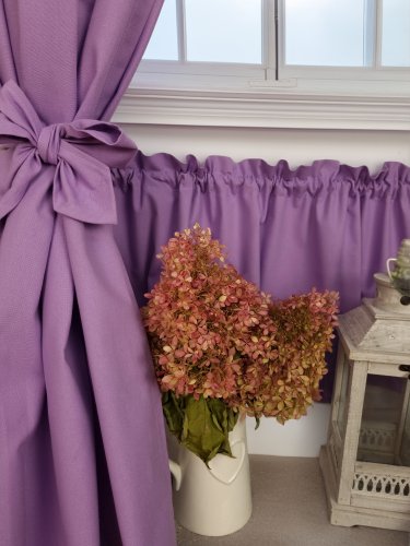 ZAKOSTYL ZASŁONY + ZAZDROSTKA FIOLET WRZOS