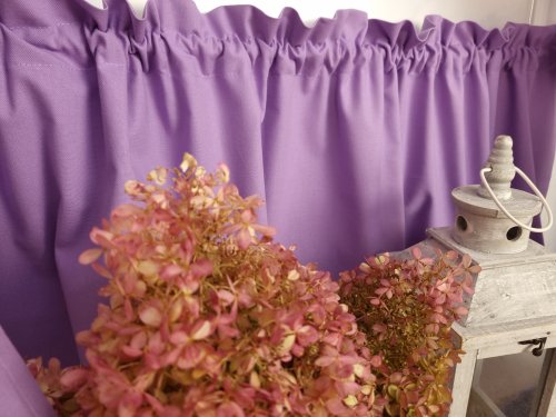 ZAKOSTYL ZASŁONY + ZAZDROSTKA FIOLET WRZOS