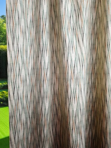 ZASŁONA MIĘTA NA KREMIE , 130cm