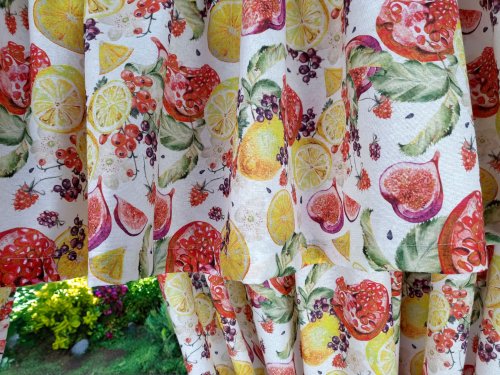 ZAKOSTYL KOMPLET CYTRYNY GRANATY