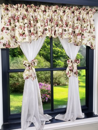 ZAKOSTYL KOMPLET RÓŻE RUSTYKALNE ANGIELSKIE