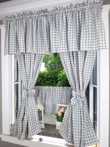 Zakostyl komplet szara kratka obustronna