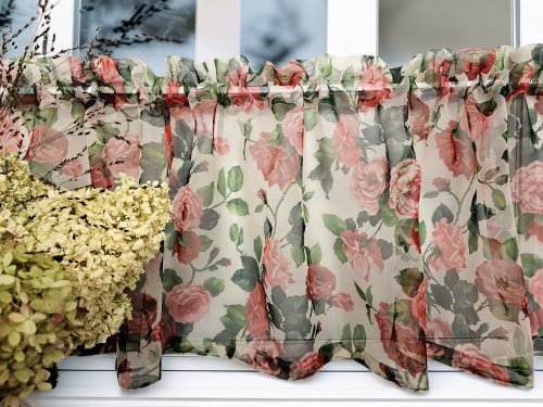 ZAKOSTYL ZASŁONY + ZAZDROSTKA RÓŻE WOAL