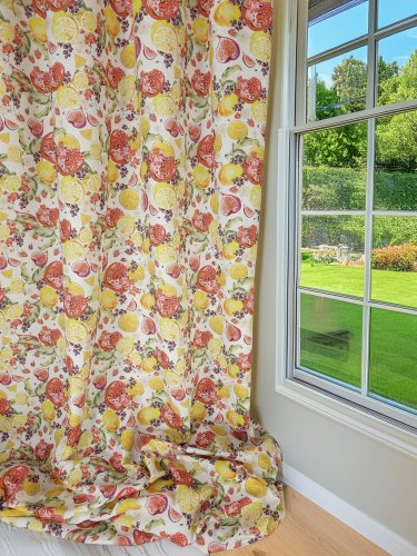 ZASŁONA  CYTRYNY GRANATY  SZER.130CM