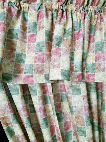 KOMPLET LAMBREKIN + ZASŁONY KOLORY ZIEMII