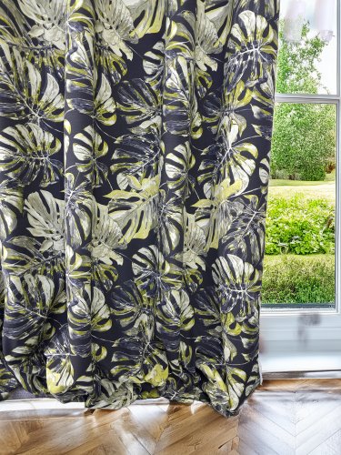 ZASŁONA MONSTERA ŻÓŁTA SZER.130CM