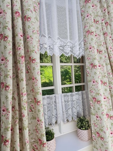 Zazdrostka żakard róża 35/50/70cm (cena za 0,50mb)