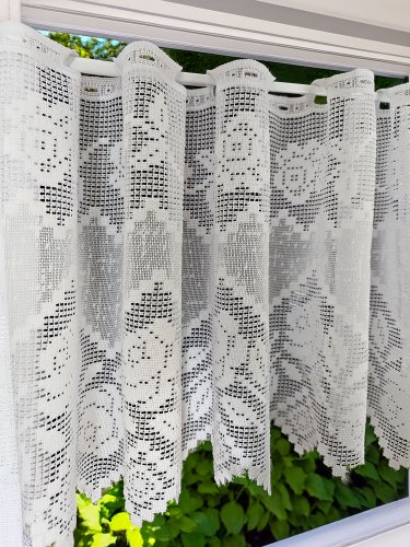 ZAZDROSTKA ŻAKARD RÓŻA 35/50/70CM (cena za 0,50mb)