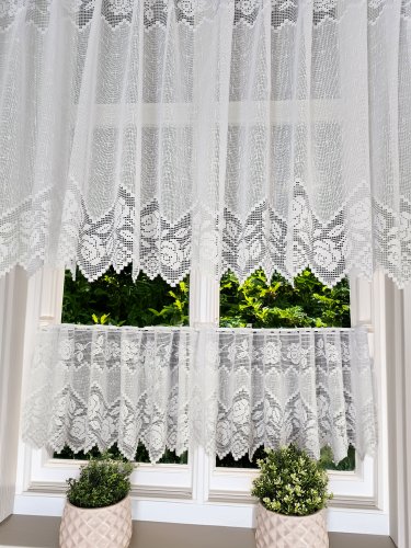 ZAZDROSTKA ŻAKARD RÓŻA 35/50/70CM (cena za 0,50mb)