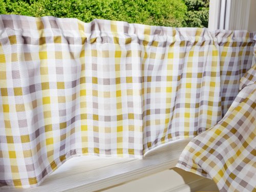 KOMPLET DO KUCHNI KRATKA ŻÓŁTA