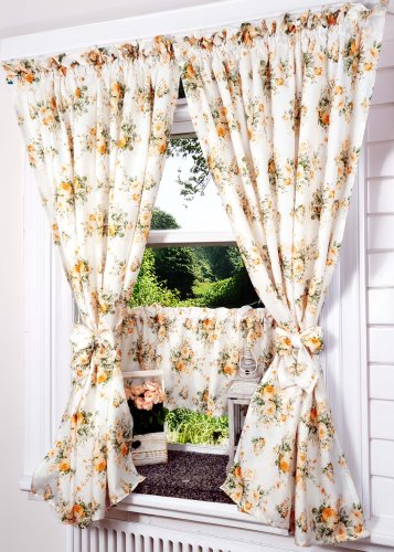 ZAKOSTYL ZASŁONY + ZAZDROSTKA RÓŻE HERBACIANE