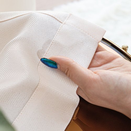 ZASŁONA EKSKLUZYWNA JODEŁKA KREMOWA SZER.140cm