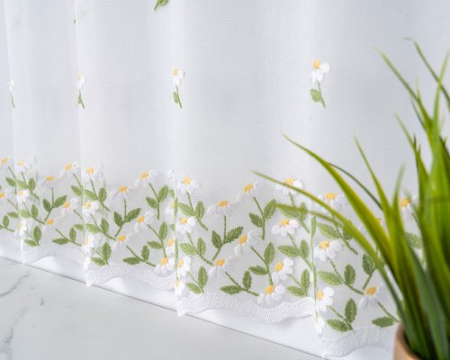 ZAZDROSTKA HAFT RUMIANEK  MARKIZTA 40CM/65CM/90CM  (cena za 0,50mb)