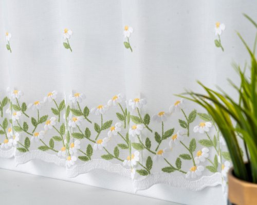 ZAZDROSTKA HAFT RUMIANEK  MARKIZTA 40CM/65CM/90CM  (cena za 0,50mb)