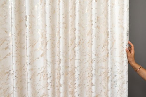 ZASŁONA VELVET KREM GLAMOUR POŁYSK LUMINA 