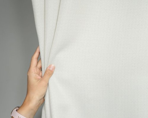 ZASŁONA O STRUKTURZE LNU ZACIEMNIAJĄCA KREM