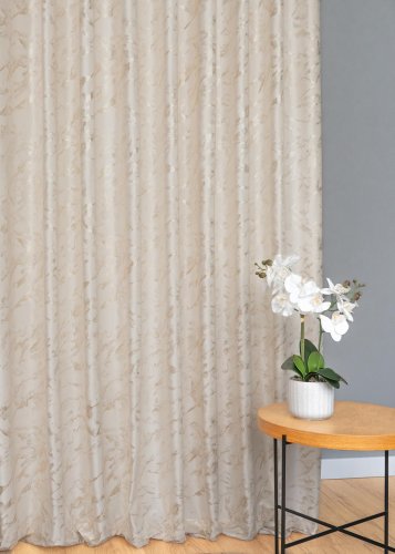 ZASŁONA VELVET BEŻOWY GLAMOUR POŁYSK LUMINA 