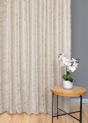 ZASŁONA VELVET BEŻOWY GLAMOUR POŁYSK LUMINA 