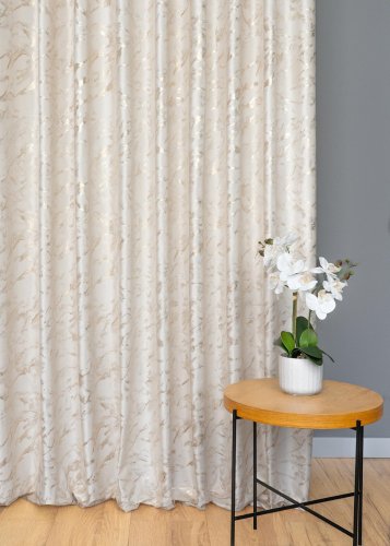 ZASŁONA VELVET JASNY BEŻ GLAMOUR POŁYSK LUMINA 