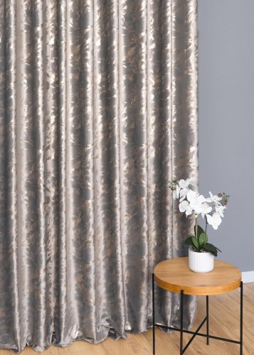 ZASŁONA VELVET JASNY SZARY GLAMOUR POŁYSK LUMINA 