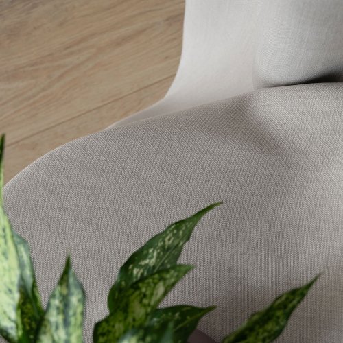 ZASŁONA O STRUKTURZE LNU ZACIEMNIAJĄCA SZARY KREM