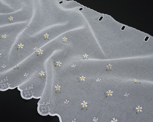 ZAZDROSTKA ETAMINA KWIATUSZKI 40CM/60CM  (cena za 0,50mb)