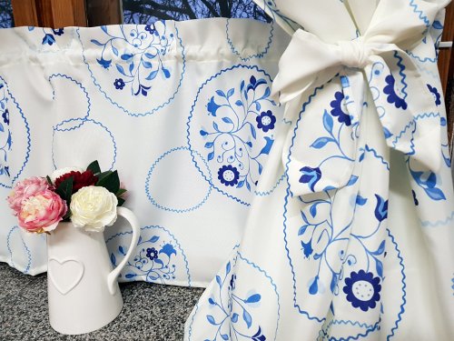 KOMPLET DO KUCHNI WODOODPORNA FOLK SERWETKI