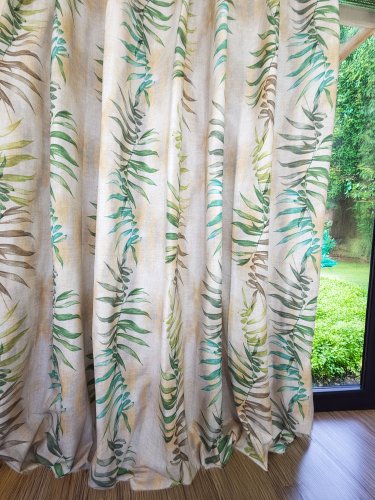 Zasłona dekoracyjna tina palm szer.130cm