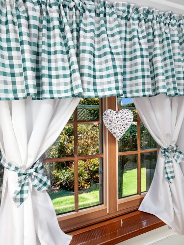 Komplet krata zielony pastel