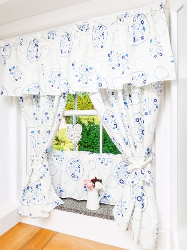 ZAKOSTYL KOMPLET FOLK NIEBIESKI 