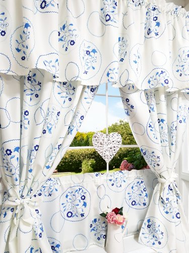 ZAKOSTYL KOMPLET FOLK NIEBIESKI 