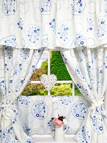 ZAKOSTYL KOMPLET FOLK NIEBIESKI 