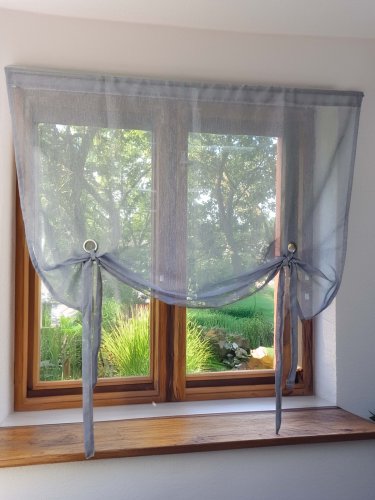 Roleta szare sable przelotki