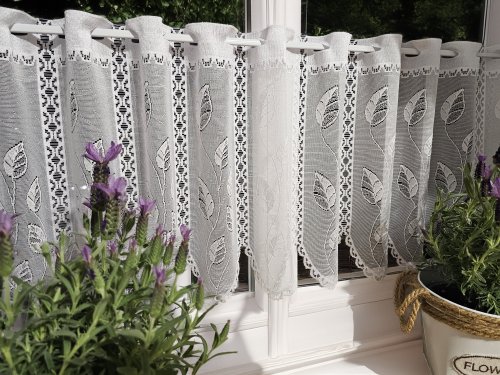 ZAZDROSTKA ŻAKARD LISTKI 40/65/80CM (cena za 0,50mb)