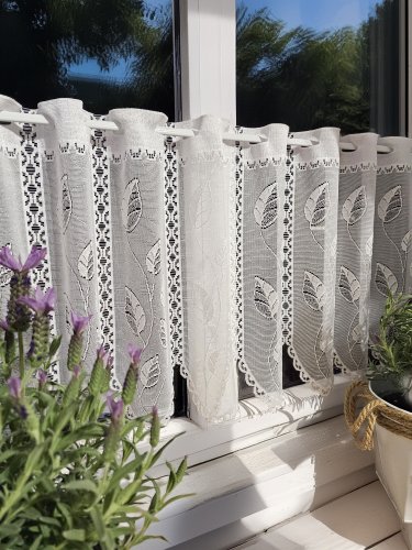 ZAZDROSTKA ŻAKARD LISTKI 40/65/80CM (cena za 0,50mb)