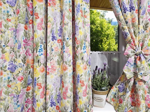 Zakostyl zasłony + zazdrostka wiosenna polana nina