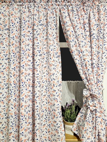 ZAKOSTYL ZASŁONY + ZAZDROSTKA  KWIATUSZKI WODOODPORNA