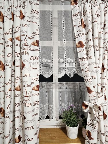 ZAKOSTYL ZASŁONY + ZAZDROSTKA + LAMBREKIN COFFEE