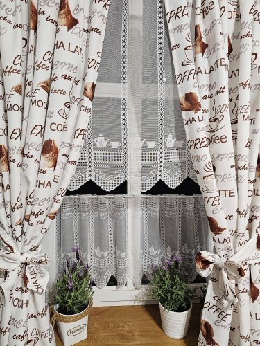 ZAKOSTYL ZASŁONY + ZAZDROSTKA + LAMBREKIN COFFEE