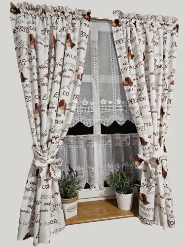 ZAKOSTYL ZASŁONY + ZAZDROSTKA + LAMBREKIN COFFEE