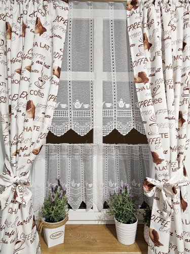 ZAKOSTYL ZASŁONY + ZAZDROSTKA + LAMBREKIN COFFEE