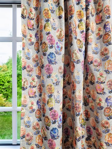 TKANINA DEKORACYJNA WIELKANOC JAJKA 140CM