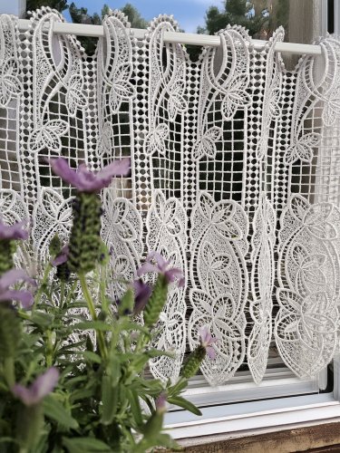 ZAZDROSTKA GIPIURA KORONKA BIEL 40/60/90/120/150cm (cena za 0,50mb)