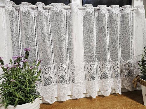 ZAZDROSTKA ŻAKARD FALA KWIAT 40/60/80CM   (cena za 0,50mb)