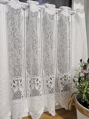 ZAZDROSTKA ŻAKARD FALA KWIAT 40/60/80CM   (cena za 0,50mb)