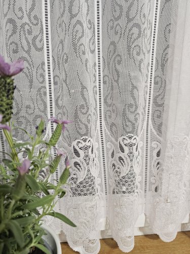 ZAZDROSTKA ŻAKARD FALA KWIAT 40/60/80CM   (cena za 0,50mb)