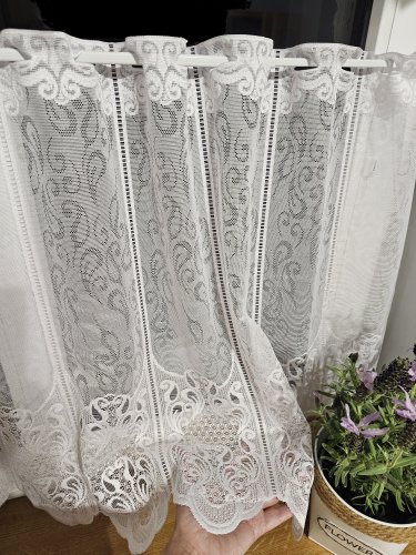 ZAZDROSTKA ŻAKARD FALA KWIAT 40/60/80CM   (cena za 0,50mb)