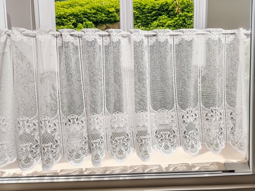 ZAZDROSTKA ŻAKARD FALA KWIAT 40/60/80CM   (cena za 0,50mb)